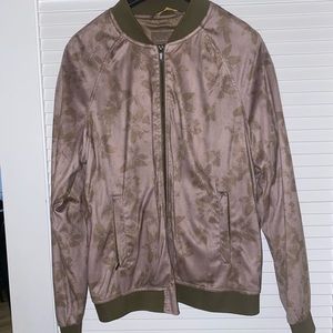 Olive green suade Zara jacket